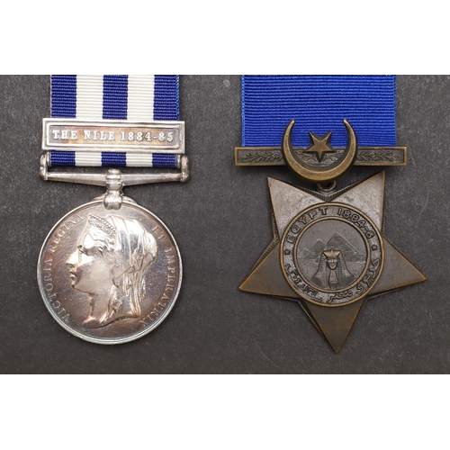 699 - AN EGYPT MEDAL PAIR TO THE DUKE OF CORNWALL'S LIGHT INFANTRY. A pair comprising Egypt Medal 1882-89 ... 