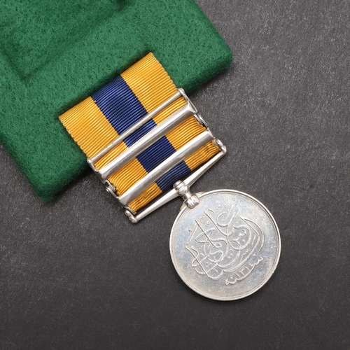 728 - A TWO CLASP KHEDIVE'S SUDAN MEDAL 1896-1908 TO THE CAMERON HIGHLANDERS. A Khedive's Sudan Medal with... 