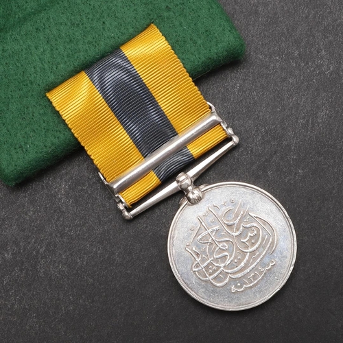 732 - A KHEDIVE'S SUDAN MEDAL 1896-1908 WITH KHARTOUM CLASP TO THE LANCASHIRE FUSILIERS. A Khedive's Sudan... 