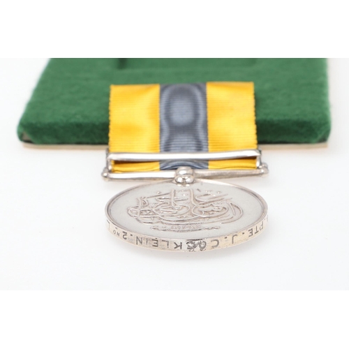 732 - A KHEDIVE'S SUDAN MEDAL 1896-1908 WITH KHARTOUM CLASP TO THE LANCASHIRE FUSILIERS. A Khedive's Sudan... 