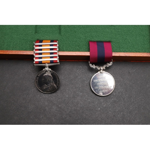 734 - A BOER WAR DISTINGUISHED CONDUCT MEDAL AND QUEEN'S SOUTH AFRICA MEDAL TO A CASUALTY WITH THE COLDSTR... 