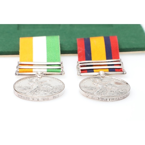 743 - A QUEEN'S SOUTH AFRICA AND KING'S SOUTH AFRICA PAIR TO THE SERVICE CORPS. A Queen's South Africa Med... 