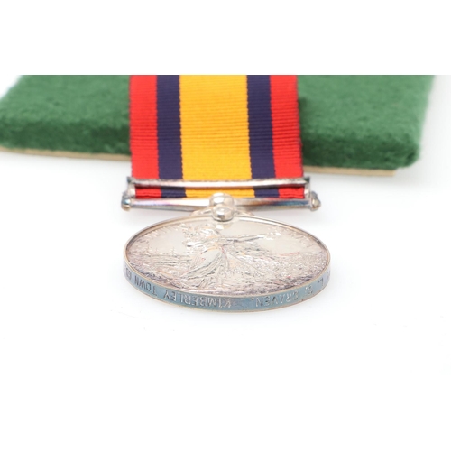 751 - A QUEEN'S SOUTH AFRICA MEDAL WITH DEFENCE OF KIMBERLEY CLASP TO THE KIMBERLEY TOWN GUARD. A Queen's ... 