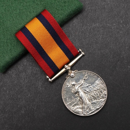 754 - A QUEEN'S SOUTH AFRICA MEDAL WITHOUT CLASPS TO THE VRYBURG TOWN GUARD. A Queen's South Africa Medal ... 