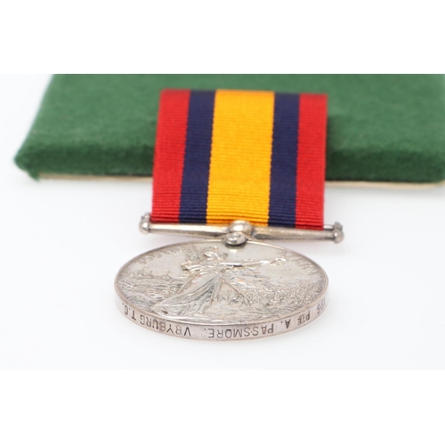 754 - A QUEEN'S SOUTH AFRICA MEDAL WITHOUT CLASPS TO THE VRYBURG TOWN GUARD. A Queen's South Africa Medal ... 