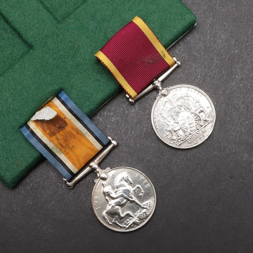 762 - A CHINA WAR MEDAL 1900 PAIR TO THE ROYAL NAVY. A China War Medal 1900 without clasp, named to B. Raw... 