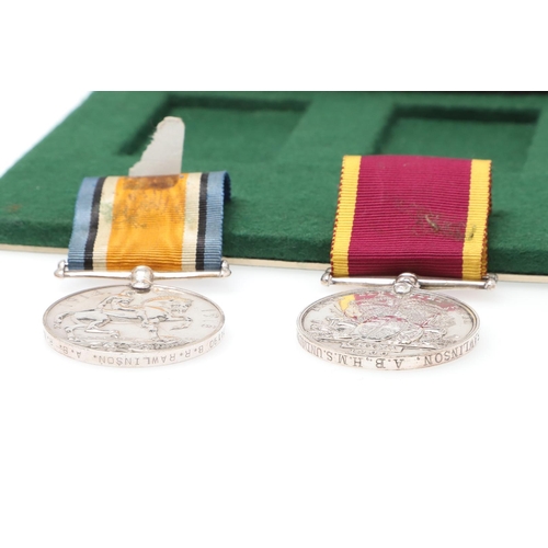 762 - A CHINA WAR MEDAL 1900 PAIR TO THE ROYAL NAVY. A China War Medal 1900 without clasp, named to B. Raw... 