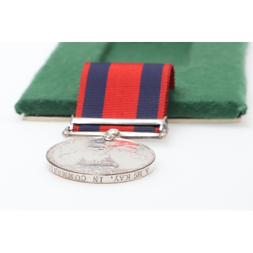 765 - AN EDWARD VII TRANSPORT MEDAL TO THE CAPTAIN OF THE TROOPSHIP 'AURANIA'. A Transport Medal with 1899... 