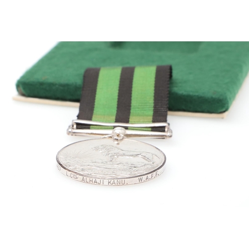 766 - AN ASHANTI MEDAL 1900 WITH KUMASSI CLASP TO THE WEST AFRICA FRONTIER FORCE. An Ashanti Medal with Ku... 