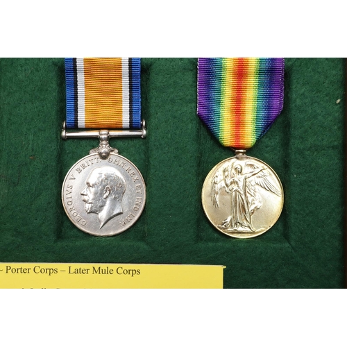 777 - A TIBET AND FIRST WORLD WAR GROUP OF FOUR TO THE MULE CORPS. A Group of four comprising Tibet Medal ... 