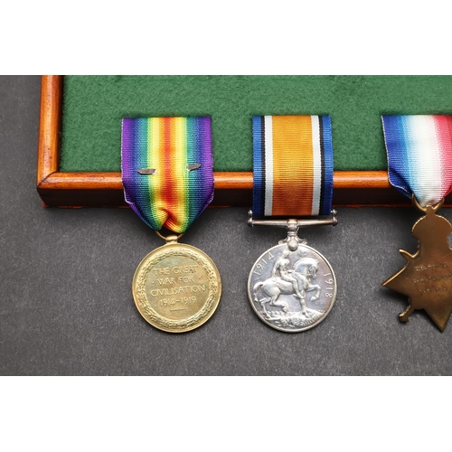 796 - A FIRST WORLD WAR DISTINGUISHED SERVICE ORDER GROUP OF FOUR TO THE ROYAL NAVY. A Great War group of ... 