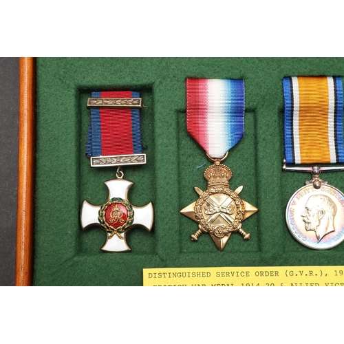 796 - A FIRST WORLD WAR DISTINGUISHED SERVICE ORDER GROUP OF FOUR TO THE ROYAL NAVY. A Great War group of ... 