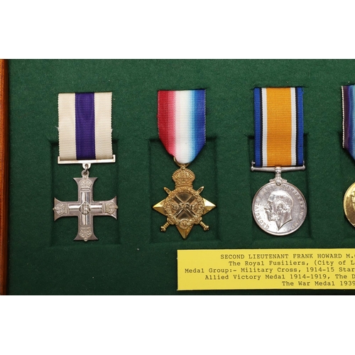 799 - A FIRST WORLD WAR MILITARY CROSS GROUP OF SIX TO THE ROYAL FUSILIERS. A Great War group of six compr... 