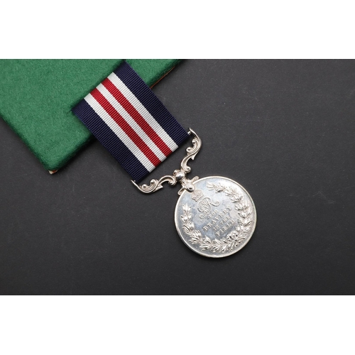 803 - A GEORGE V MILITARY MEDAL. A Military Medal named to 9834 Sjt J. Cowles 7/S Staff. R. Jonathan Cowle... 