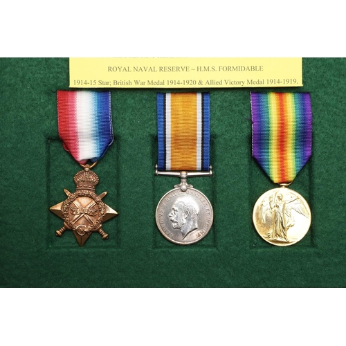 809 - A FIRST WORLD WAR PAIR AND CASUALTY TRIO TO THE SHINNIE FAMILY. A Great War pair comprising War Meda... 