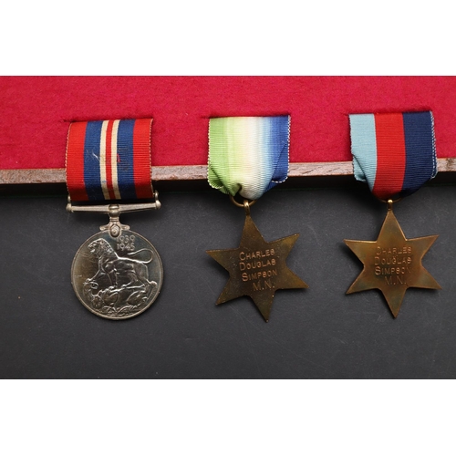 824 - A FIRST AND SECOND WORLD WAR CASUALTY GROUP OF FIVE TO THE MERCANTILE MARINE. A group of five compri... 