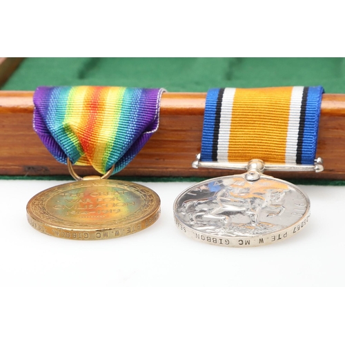 828 - TWO FIRST WORLD WAR PAIRS TO CASUALTIES WITH THE SEAFORTH HIGHLANDERS. A pair comprising War Medal a... 