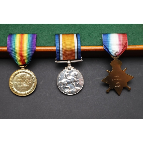 853 - A FIRST WORLD WAR TRIO TO THE ROYAL NAVAL RESERVE. A Trio comprising 1914-15 Star named to 3821. S. ... 