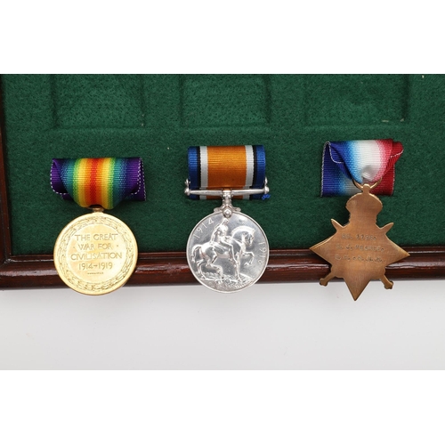 856 - A FIRST WORLD WAR TRIO TO THE ROYAL NAVAL RESERVE. A Great War Trio comprising 1914-15 Star named to... 