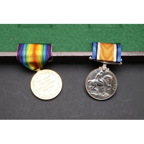 864 - A FIRST WORLD WAR PAIR TO THE TANK CORPS. A Great War pair comprising War and Victory Medals named t... 