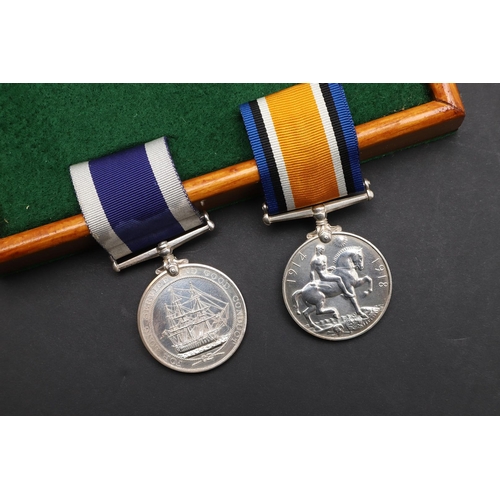 865 - A FIRST WORLD WAR LONG SERVICE PAIR TO H.M.S HIGHFLYER. A pair comprising War Medal named to 292695 ... 