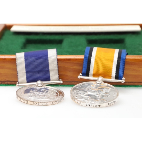 865 - A FIRST WORLD WAR LONG SERVICE PAIR TO H.M.S HIGHFLYER. A pair comprising War Medal named to 292695 ... 