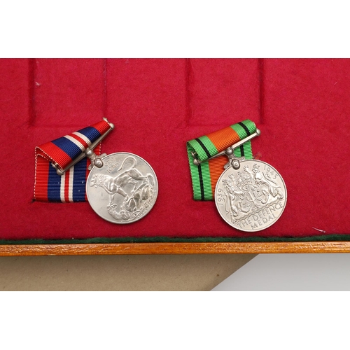 866 - TWO FIRST AND SECOND WORLD WAR PAIRS TO A FATHER AND DAUGHTER. A Great War pair comprising War Medal... 