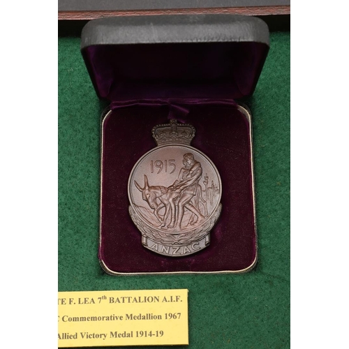 867 - A GREAT WAR VICTORY MEDAL AND ANZAC COMMEMORATIVE MEDAL TO THE AUSTRALIAN IMPERIAL FORCE. A Victory ... 