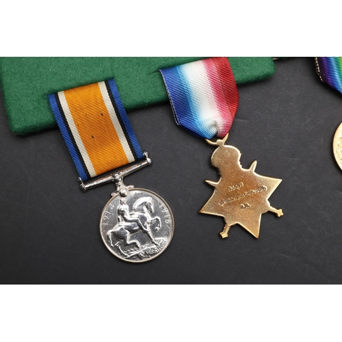 868 - TWO FIRST WORLD WAR PAIRS INCLUDING 1914-15 STARS. Two comprising 1914-15 Star And Victory Medal nam... 