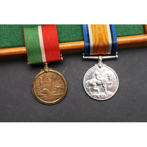 875 - THREE FIRST WORLD WAR MERCANTILE MARINE PAIRS. Three Mercantile Marine and War Medal pairs to: Harol... 