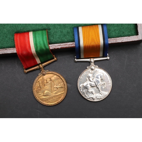 875 - THREE FIRST WORLD WAR MERCANTILE MARINE PAIRS. Three Mercantile Marine and War Medal pairs to: Harol... 