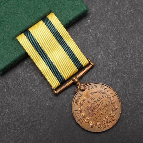 879 - A FIRST WORLD WAR TERRITORIAL FORCES WAR MEDAL TO THE ROYAL ARTILLERY. A Great War Territorial Force... 