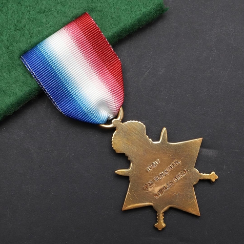 883 - A 1914-15 STAR TO A GALLIPOLI CASUALTY WITH THE SOUTH WALES BORDERERS. A 1914-15 Star named to 10417... 