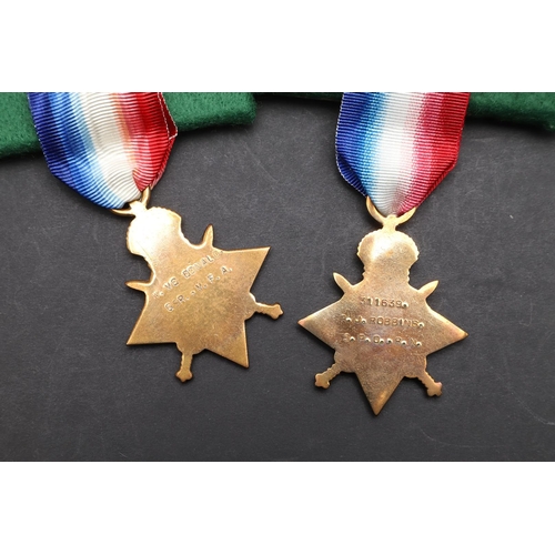 891 - A COLLECTION OF FOUR 1914-15 STARS INCLUDING A CASUALTY WITH THE ROYAL NAVY. 1914-15 Stars named to:... 