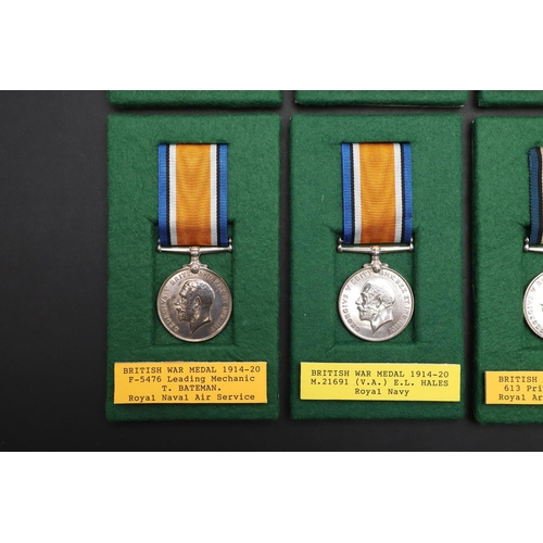 893 - A COLLECTION OF EIGHT FIRST WORLD WAR BRITISH WAR MEDALS. A collection of British War Medals 1914-20... 