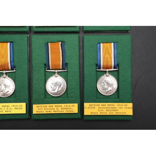 893 - A COLLECTION OF EIGHT FIRST WORLD WAR BRITISH WAR MEDALS. A collection of British War Medals 1914-20... 