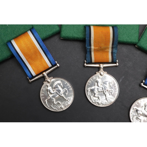 893 - A COLLECTION OF EIGHT FIRST WORLD WAR BRITISH WAR MEDALS. A collection of British War Medals 1914-20... 