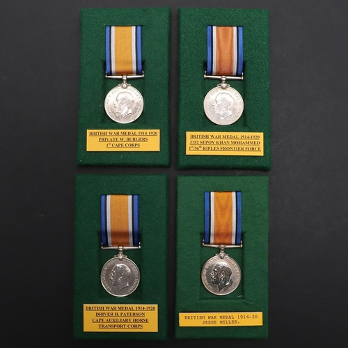 896 - A COLLECTION OF FIRST WORLD WAR 1914-1920 WAR MEDALS TO OVERSEAS UNITS. A collection of 1914-20 War ... 