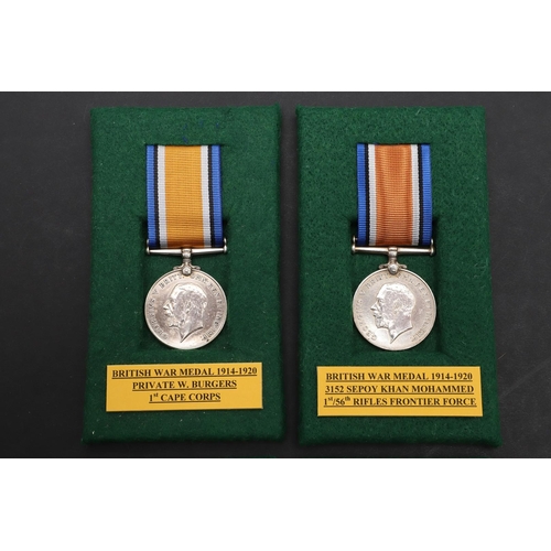 896 - A COLLECTION OF FIRST WORLD WAR 1914-1920 WAR MEDALS TO OVERSEAS UNITS. A collection of 1914-20 War ... 