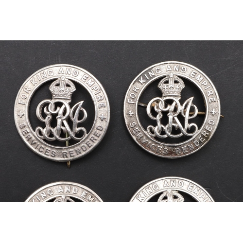 907 - A COLLECTION OF FOUR FIRST WORLD WAR SILVER WAR BADGES. Silver War Badges to: NZ 27696 W.A. North 9t... 