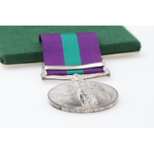 916 - A GENERAL SERVICE MEDAL 1918-1962 WITH IRAQ CLASP TO THE NORTHUMBERLAND FUSILIERS. A George V Genera... 