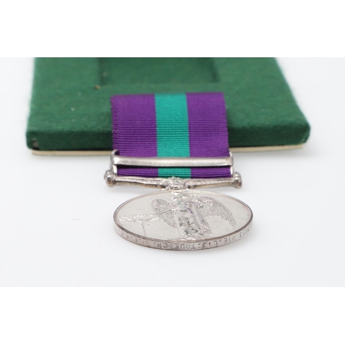 920 - A GENERAL SERVICE MEDAL 1918-1962 WITH PALESTINE 1945-48 CLASP TO THE R.E.M.E. A George VI General S... 