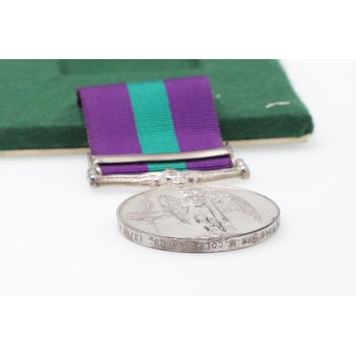 923 - A GENERAL SERVICE MEDAL 1918-1962 WITH MALAYA CLASP TO THE 13/18TH ROYAL HUSSARS. An Elizabeth II Ge... 