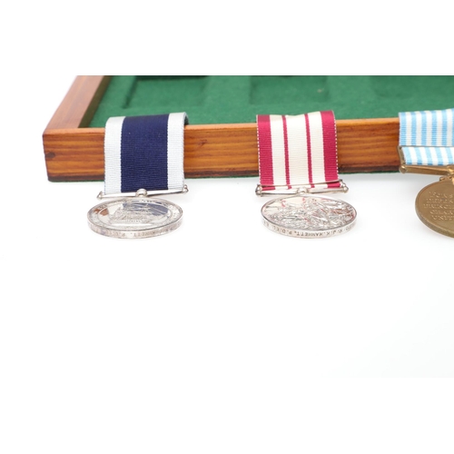 945 - A KOREA AND NEAR EAST GROUP OF FOUR TO THE ROYAL NAVY. A group of four comprising Korean War Medal 1... 