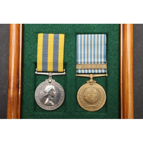 946 - A KOREAN WAR PAIR TO THE ROYAL NAVY. A Korean War Pair comprising Korean War Medal 1950-53 named to ... 