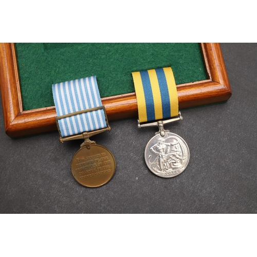 947 - A KOREAN WAR PAIR TO THE BLACK WATCH. A Korean War Pair comprising Korean War Medal 1950-53 named to... 