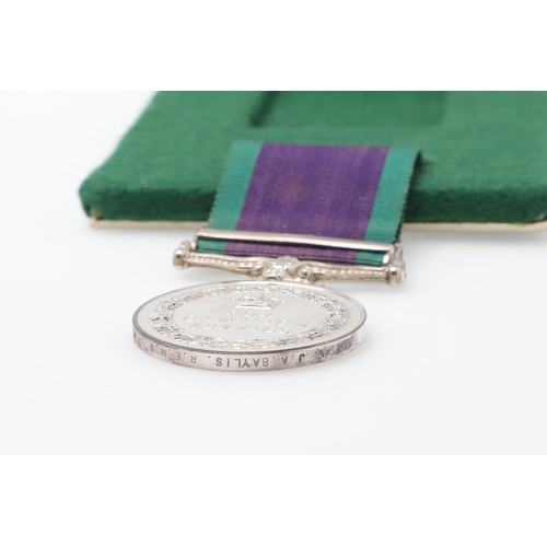 950 - A GENERAL SERVICE MEDAL 1962-2007 WITH BORNEO CLASP TO THE ROYAL NAVY. An Elizabeth II General Servi... 