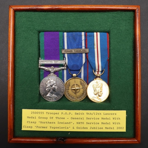 952 - A POST WAR TRIO TO THE 9TH/12TH LANCERS. A trio comprising General Service Medal 1962-2007 with Nort... 