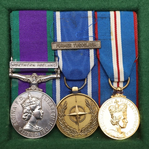 952 - A POST WAR TRIO TO THE 9TH/12TH LANCERS. A trio comprising General Service Medal 1962-2007 with Nort... 