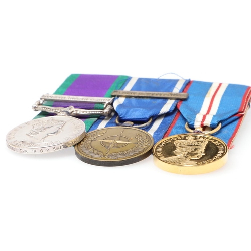 952 - A POST WAR TRIO TO THE 9TH/12TH LANCERS. A trio comprising General Service Medal 1962-2007 with Nort... 